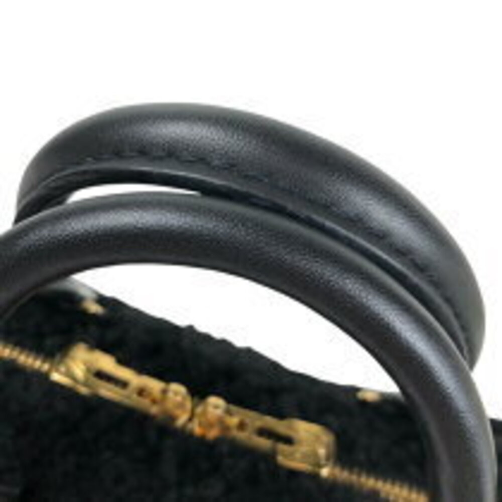 Louis Vuitton Leather Monogram Boston Speedy Bag Bandouliere Shearling Teddy - Picture 11 of 11